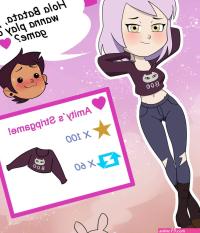 Amity Luzs stripgame Porn Comics by Lester The Owl House Rule 34 Comics