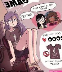 Nerd Girl Strip Game comic porn