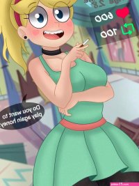 Star Butterfly Stripgame Porn Comic english 09