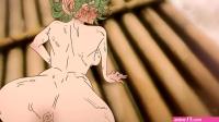 Tatsumaki with huge ears stuck in the open ocean on a raft ! Hentai One Punch Man Anime porn cartoon 2d