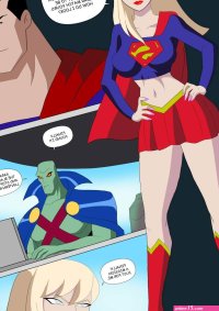 Supergirl X Wonder Woman comic porn