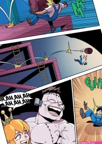 Post 6468355: comic crossover FrankensteinsMonster PrincessPeach SuperMarioBros. Tekuho