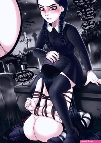 Wednesday Addams porn comic