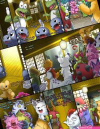 Relax! Hot Springs Adventure digimon adventure porn comic by kitsune youkai. Furry porn comics.