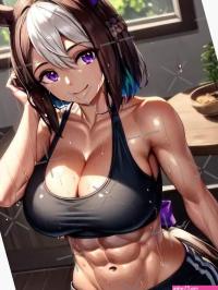 thicc thicc thighs ecchi busty oppai booty Sticker for Sale by ANIME-CYBERPUNK