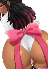 Thicc Butt Waifu Anime Girl Sticker