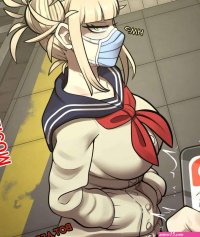 .. Himiko Toga train comic