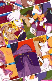 Vanilla x Rouge comic porn