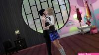 TRAILER Wednesday Addams and Enid. Roommates licking and rubbing each other
