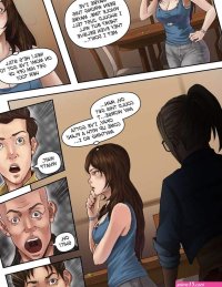 Porn comic A Weekend Alone. Part 10. Sex comic girlfriends are measuring