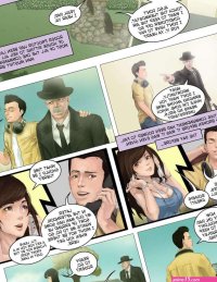 Porn comic A Weekend Alone. Part 1. Sex comic brunette came home