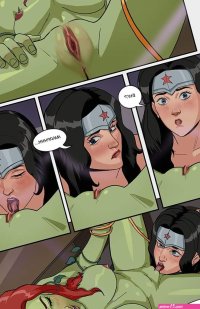 Poison Ivy x Wonder Woman Porn Comic english 02