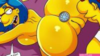 Famous MILF seducing everyone who passes by! Porn Comic Simpsons
