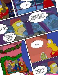 Porn comic Simpsons Comics. Navidad 3. IToonEAXXX. Sex comic MILF Marge loves
