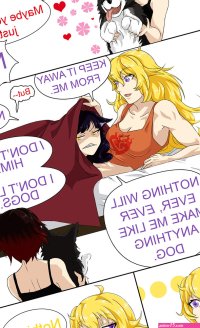 Blake and Yang pet play Comic by y8ay8a RWBY comic porn