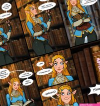 Porn comic Zelda In A Library. OLENA MINKO. Sex comic beauty blonde went