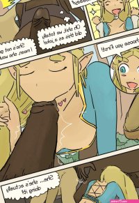 Two Koroks Fuck Zelda Porn Comic
