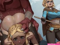Porn comic Zelda can fend for herself. wjs07 Sex comic monster attacked a