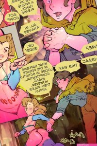 Porn comic One Lucky Night. Asera Sex comic sexy brunette danced