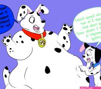 DeepDish Dalmatians Hippo Christmas