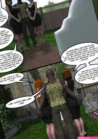 Porn comic 3D Black Takeover. Part 3. Sex comic is happening in