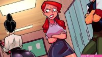A very hot teacher and crazy about sex! Pervert Sex Toons