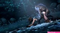 Tomb Raider Lara Croft Cave Monster Fuck