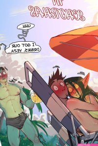 Beach Day in Xhorhas Porn Comic english 31