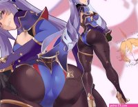 Aether x Keqing porn comic