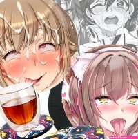 : Yuhua Sexy Ahegao Hentai Girl Comic Anime Valentines Day Quality Non-Slip PU Coaster Round 10CM 2PCS AD12 Sexy Girl 2-Piece Set : Home Kitchen