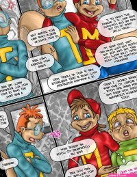 Melvin and the chips Porn comic Rule 34 comic Cartoon porn comic