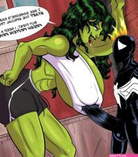 Porn comic Special SheTraining. Marvel. Ameizing Lewds. Sex comic busty brunette Woman