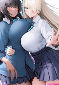 asuna and karin blue archive drawn by suraimusuraimuraimu