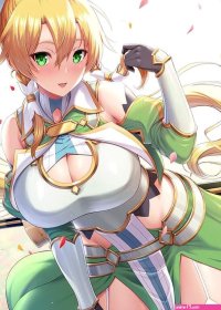 HD wallpaper: big boobs Sword Art Online blonde green eyes Kawase Seiki