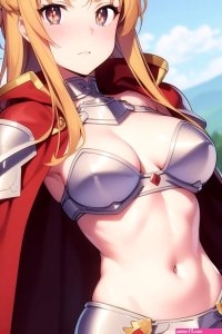 MeAI on X: bigboobs aiart ai anime manga hentai comics art artwork cute cutegirl hëntai naruto asia asian swordartonline sao asunayuuki asuna sexy game rpg girl ss armor fantasy bra cape