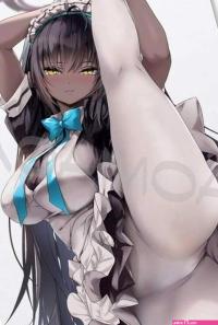 : MOJDI Anime Poster Sexy Bunny Girl Maid Lace Big Boobs Poster 11 Canvas Painting Posters And Prints Wall Art Pictures for Living Room Bedroom Decor 12x18inch30x45cm Unframe-style: Posters Prints