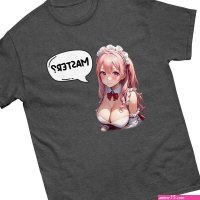Big Tits Maid Waifu Anime T-Shirt