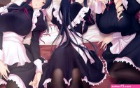 Wallpaper : cosplay anime girls big boobs maid outfit Person clothing Group of Anime Girls costume 1680x1050