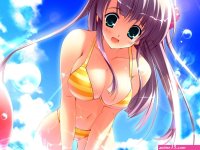 Wallpaper : illustration anime girls big boobs cartoon mouth bikini Tropical Kiss mangaka 1600x1200