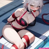 Bikini bondage by CulaAnime on DeviantArt