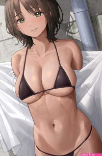 big boobs anime anime girls bikini