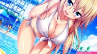 Wallpaper : illustration anime girls cartoon bikini boobs Boku wa Tomodachi ga Sukunai Kashiwazaki Sena the gap mangaka 1920x1080
