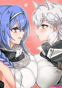 dp-12 and ksvk girls frontline drawn by kumarang