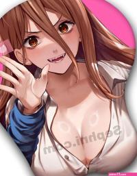 Buy Power Chainsaw Man Anime Boob Mouse Pad Body Pillow