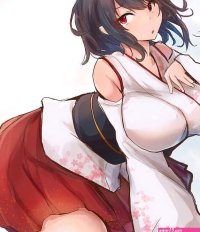 HD wallpaper: anime anime girls Kantai Collection boobs big boobs Yamashiro KanColle