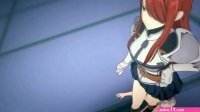 Erza pervert femdom bootjob footjob