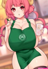 i mean breast milk miss kobayashis dragon maid ilulu tomathao apron