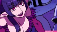 Interspecies sex between a female demon and a hero