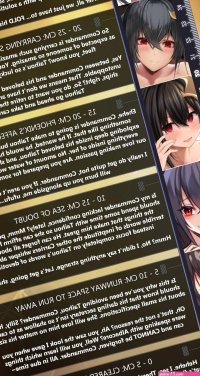 Yfi on X: The first of probably a limited set of penis measurement rulers for Azur Lane. If you have a particular ship girl you want to see reactions for pls comment!
