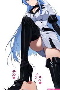 Esdeath Boot Worship 5 by yuhaye02 on DeviantArt